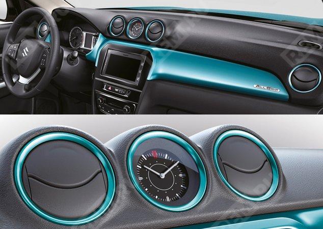  990E054P74ZQN  окантовки передних воздуховодов и часов, atlantis turquoise pearl metallic (фото 1)