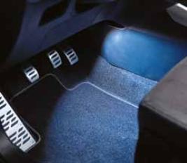 Подсветка зоны ног водителя и переднего пассажира, синяя 9900099080C17