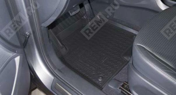  R81302W001P  комплект полиуретановых ковров салона с бортом + ковер в багажник (фото 1)