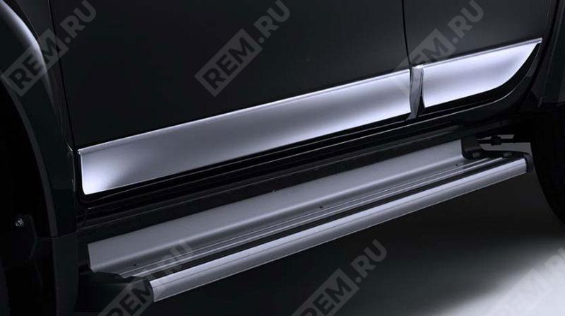 Молдинги боковых дверей, хромированные Mitsubishi MZ330737 молдинги боковых дверей, хромированные (фото 1)