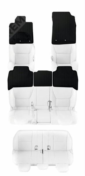  PZ49KQ2357RJ  комплект резиновых ковров салона, черные (5 мест) (фото 1)