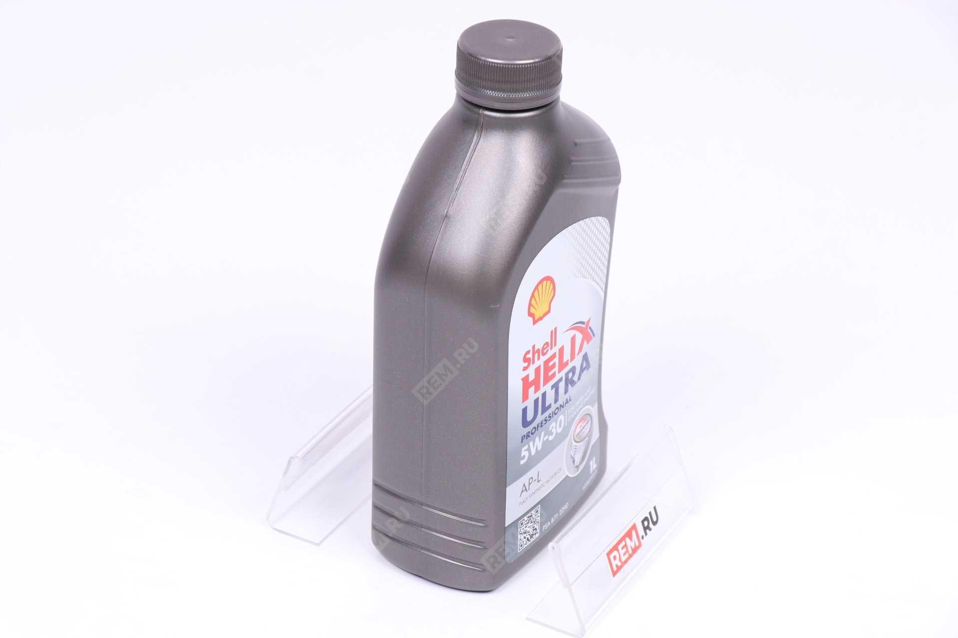  550046655  масло моторное shell helix ultra professional ap-l 5w-30, 1л (фото 4)