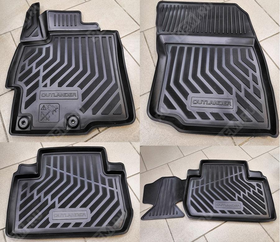  MZ353017  комплект резиновых ковров салона с бортом, 5 мест (фото 1)