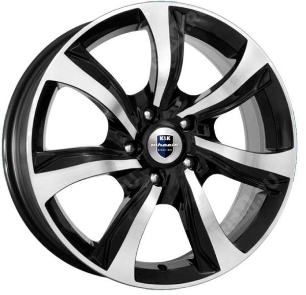 Диск литой 17" Либерти, Алмаз черный Nissan KS4094E2LIAB диск литой 17" либерти, алмаз черный (фото 1)