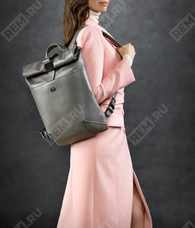  8300771574  рюкзак rolltop из натуральной кожи (фото 1)