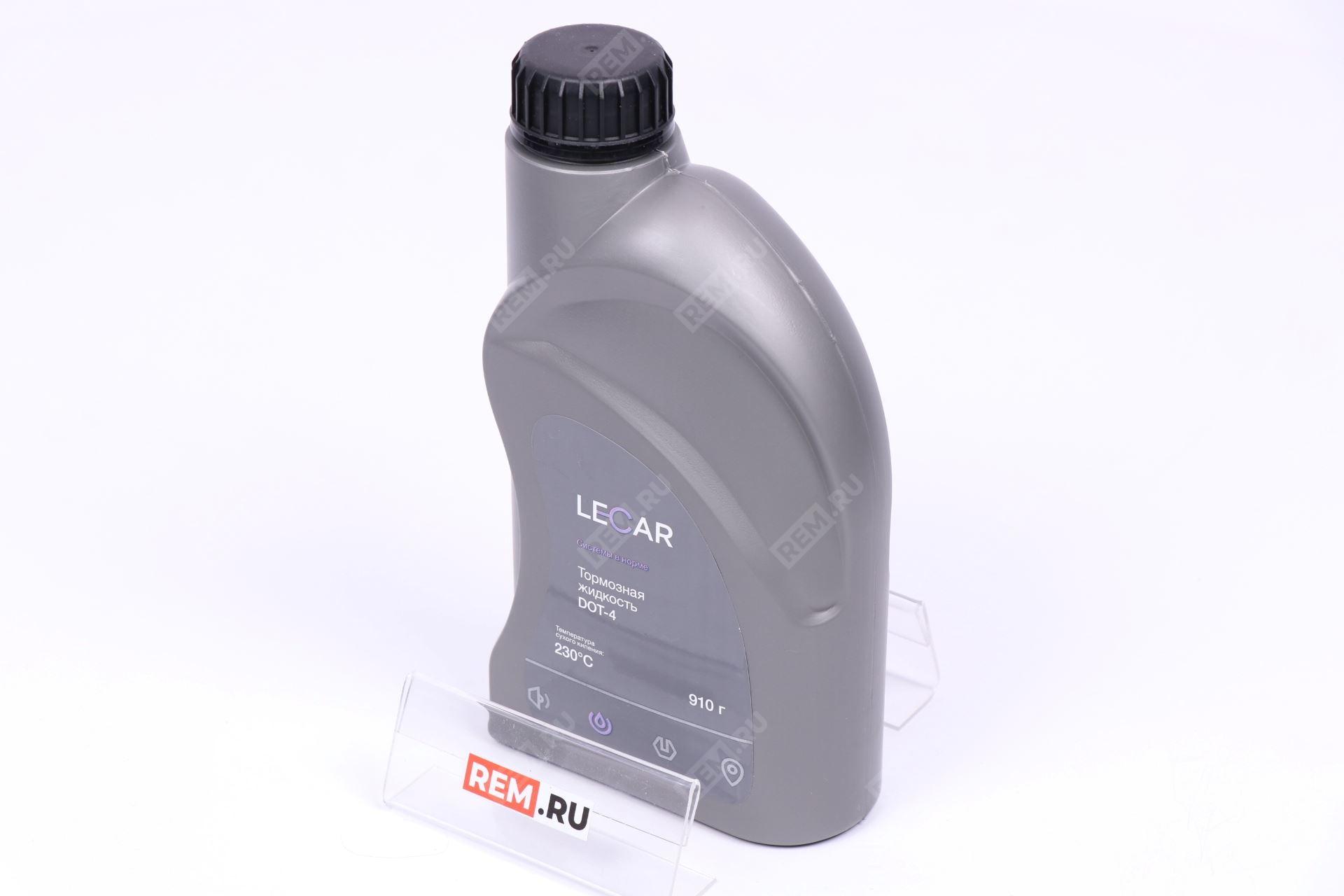  LECAR000021410 жидкость тормозная lecar dot-4, 0.91л