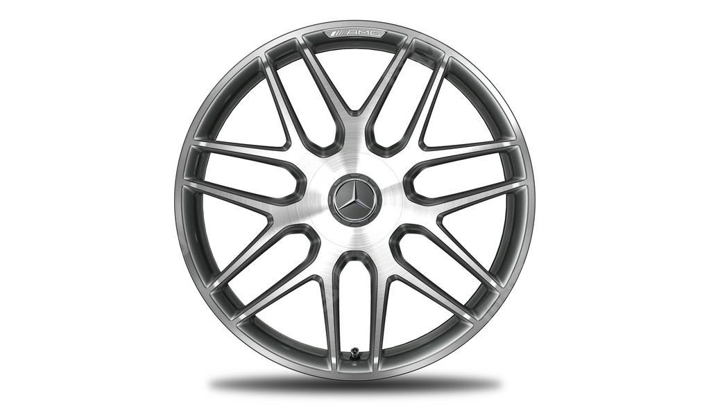  A21340131007X21  диск кованый 20" amg крестообразные спицы, полированый, задний (фото 1)