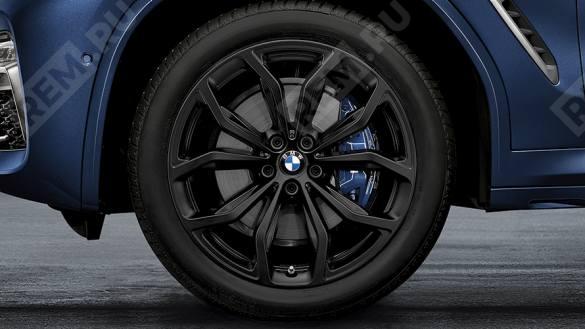  36115A19D96  комплект летних колес в сборе r20, 695 black, michelin latitude sport 3 runflat, rdci (фото 1)