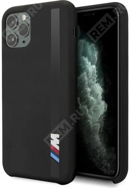  J5200000282  чехол bmw для iphone 11 stripe-black  (фото 1)