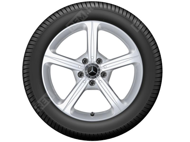  Q44014171442E  колесо в сборе r17, 5 спиц, pirelli ice zero 2, rdk, левое (фото 1)