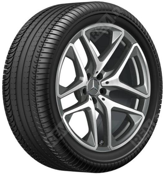 Колесо в сборе R20, AMG 5 II-спиц, Michelin Pilot Alpin 5 SUV, RDK, переднее правое (63) Mercedes  Q44014151186E  колесо в сборе r20, amg 5 ii-спиц, michelin pilot alpin 5 suv, rdk, переднее правое (63) (фото 1)