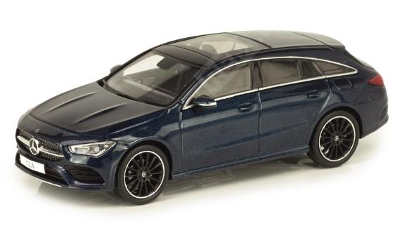  B66960475  модель автомобиля mercedes-benz cla shooting break 2020 x118 (w118) синий 1:43 (фото 1)