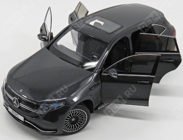  B66963758  модель автомобиля mercedes-benz eqc 400 (n293) 4matic 2019 черный 1:18 (фото 1)