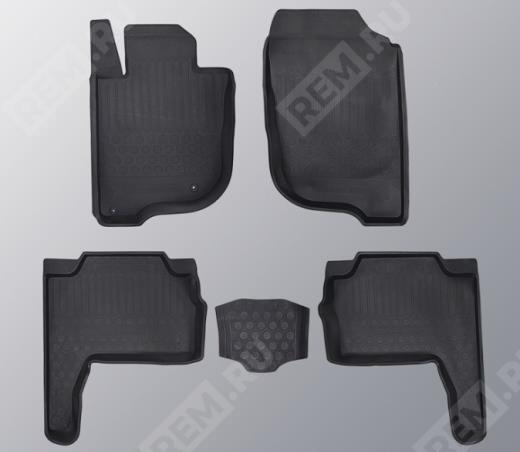  MZ360455EX  комплект резиновых ковров салона с бортом (фото 1)