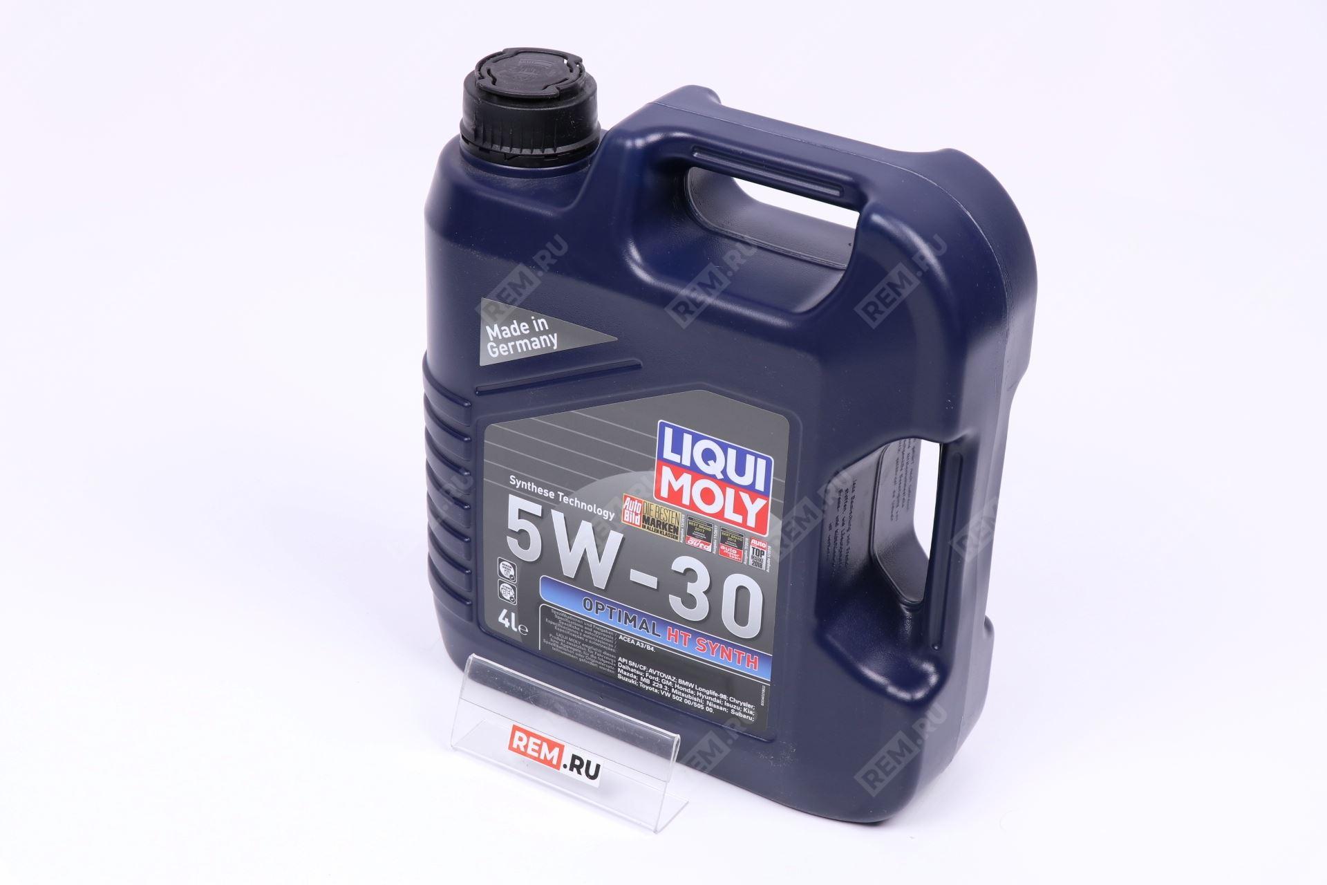  39001  масло моторное liqui moly optimal ht synth 5w-30, 4л (фото 1)