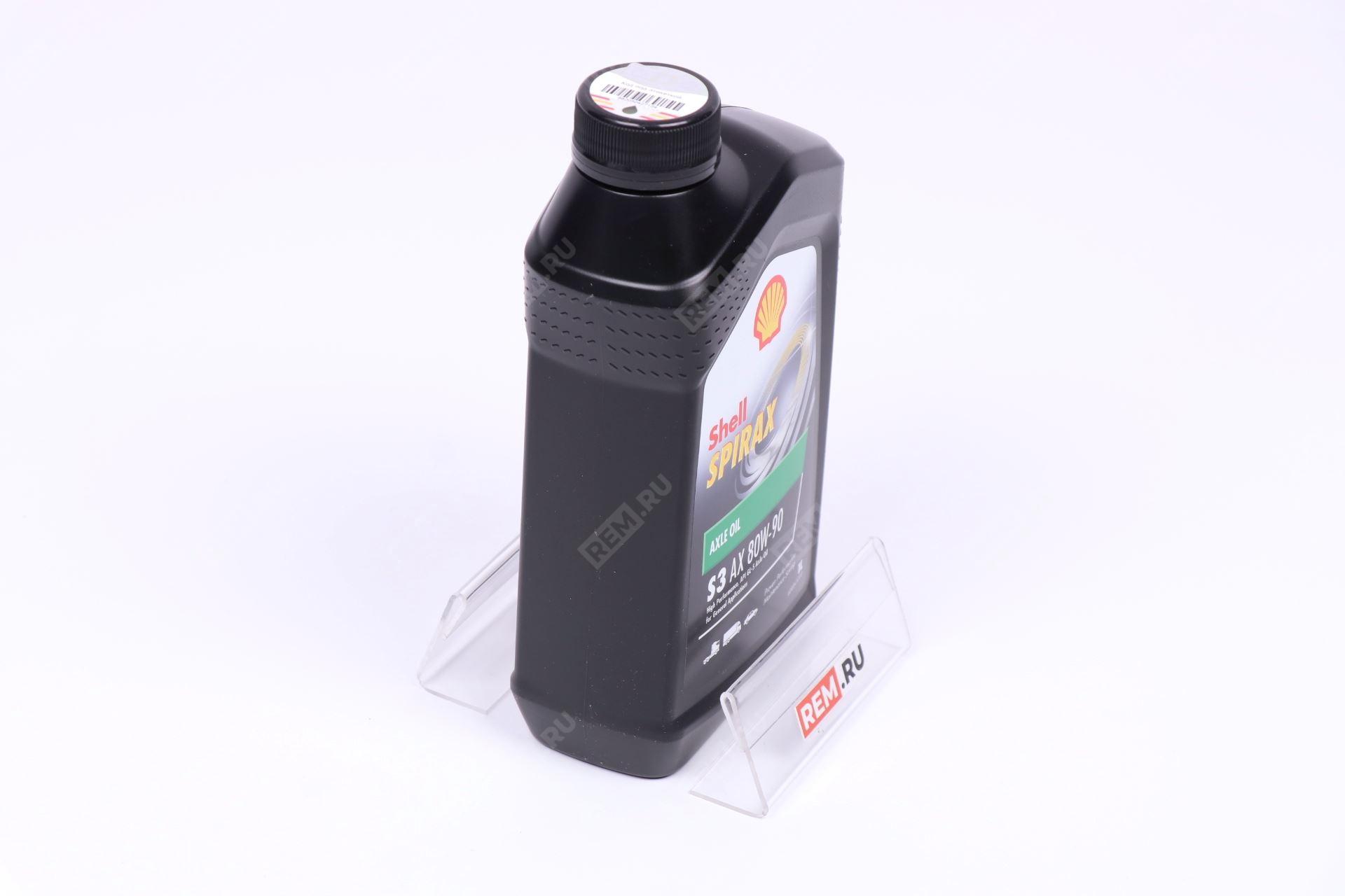  550048689  масло трансмиссионное shell spirax s3 ax 80w-90, 1л (фото 4)