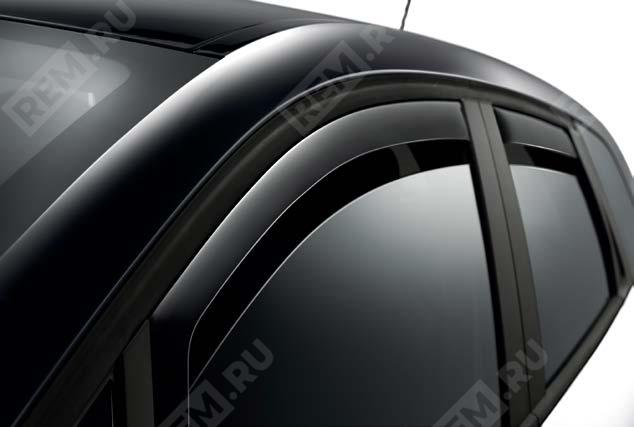 Дефлекторы окон задних дверей Renault 8201600631 дефлекторы окон задних дверей (фото 1)