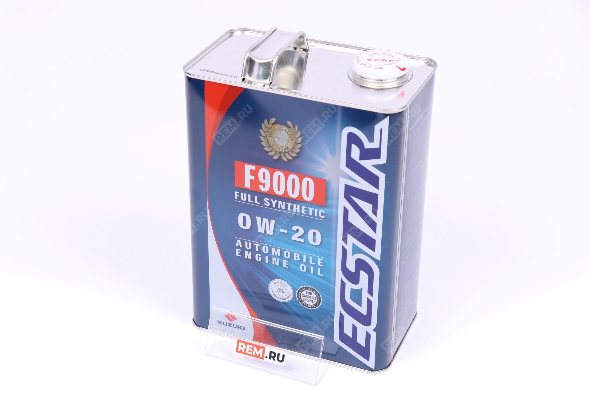  99M0022R01004  масло моторное suzuki f9000 ecstar 0w-20, 4л (фото 3)