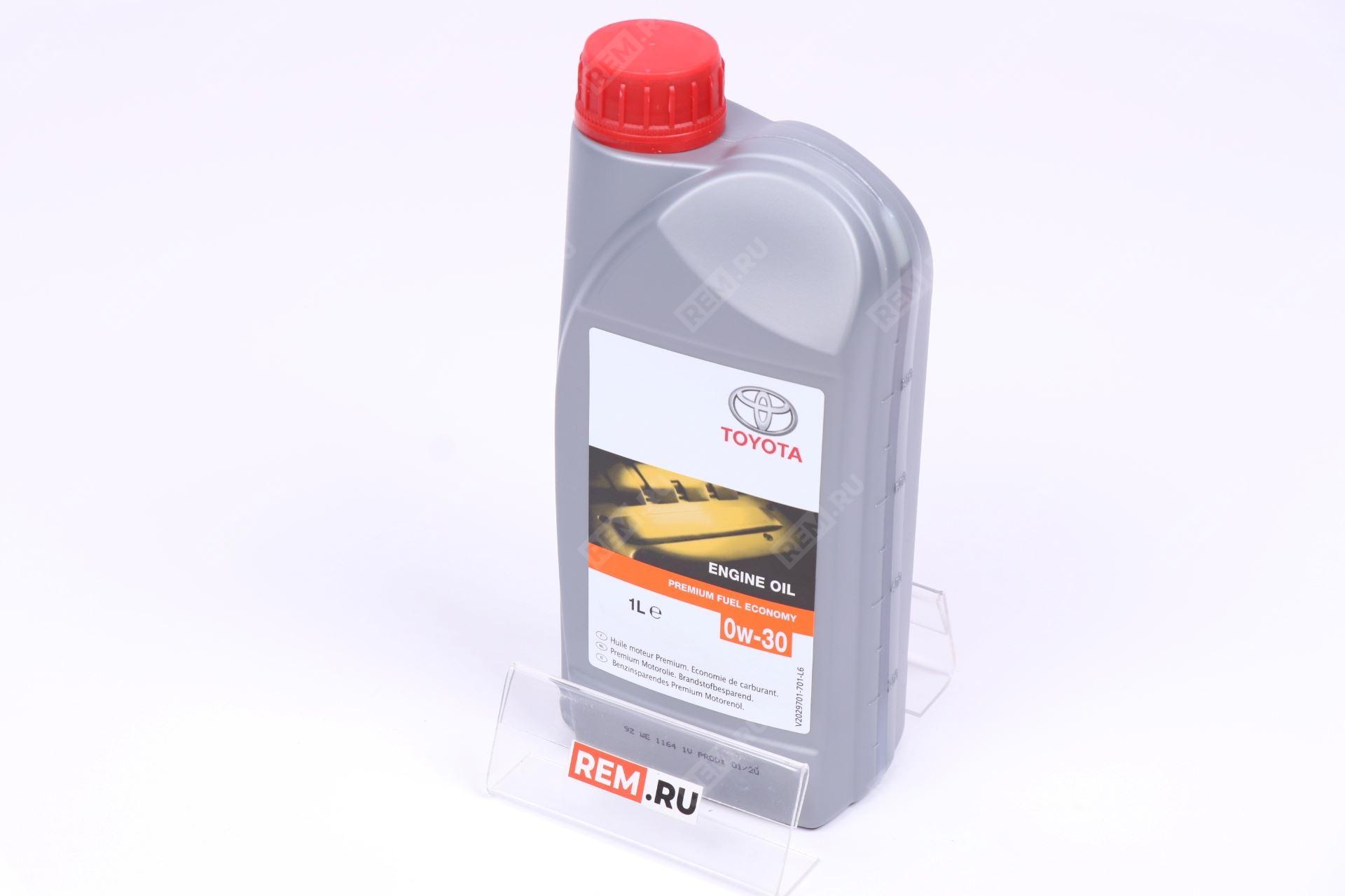  0888082870 масло моторное toyota 0w-30 pfe, 1л