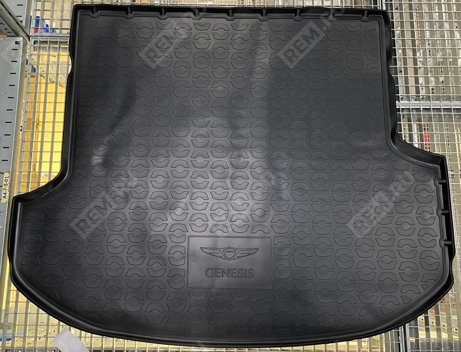  R8570T6200  ковер в багажник резиновый, 7 мест, длинный (фото 1)