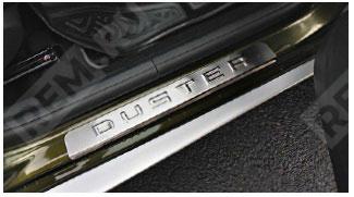 Накладки на пороги c надписью, нержавеющая сталь Renault  7711547806  накладки на пороги c надписью, нержавеющая сталь (фото 1)