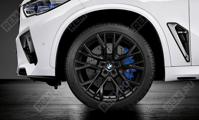  36115A13AA7  комплект летних колес в сборе r22/r21, star-spoke 809m black, pirelli p zero, rdci (m f95/f96) (фото 1)