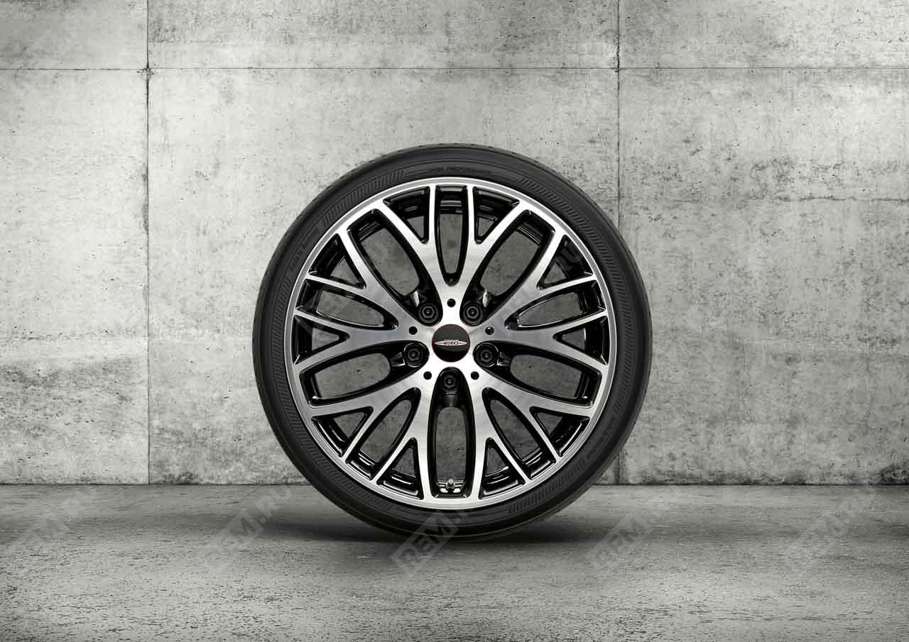 Soft spoke. JCW Cross spoke 506. "JCW Cross spoke jetblack 506  burnished". Диски JCW 506. Spoke 506 JCW f56.