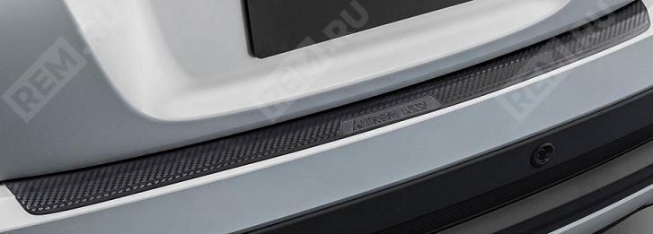 Накладка на порог заднего бампера, под карбон Mitsubishi MZ576853EX накладка на порог заднего бампера, под карбон (фото 1)