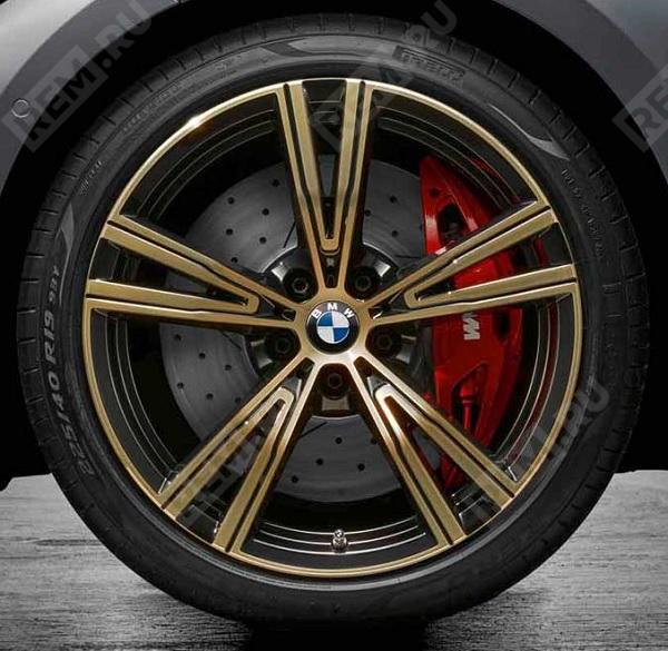  36115A390A6  колесо в сборе 19" double spoke 793, continental wintercontact ts860s runflat, rdci huf, заднее (фото 1)