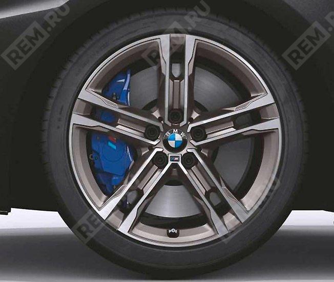  36115A23FD8  колесо в сборе 18" double-spoke 556m, bridgestone blizzak lm001 runflat, rdci huf (фото 1)