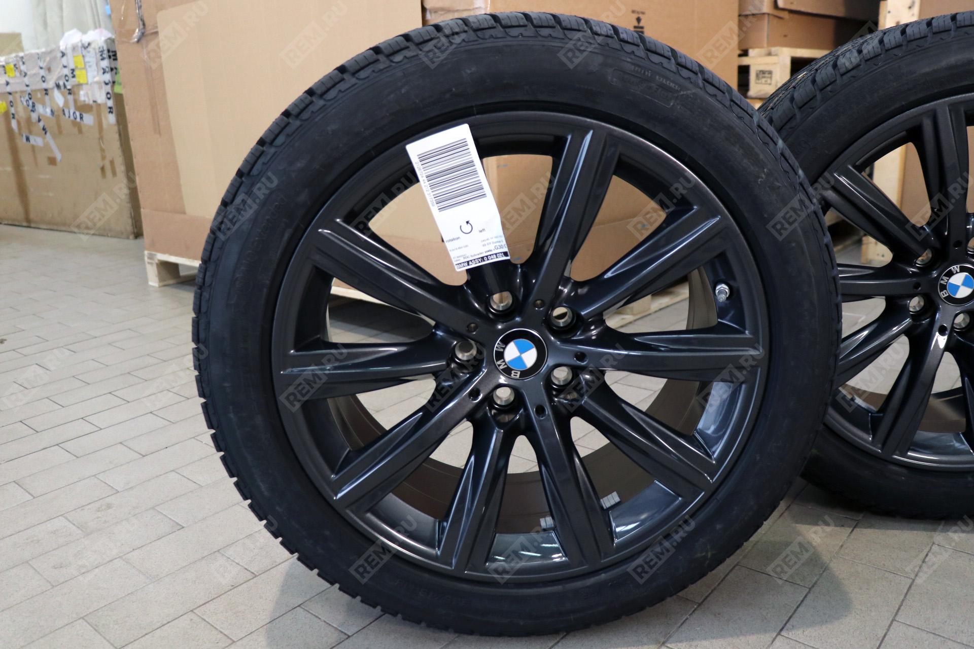  36110048021  колесо в сборе 18" v-spoke 684 grey, goodyear ultragrip 8 performance runflat, rdci (фото 7)