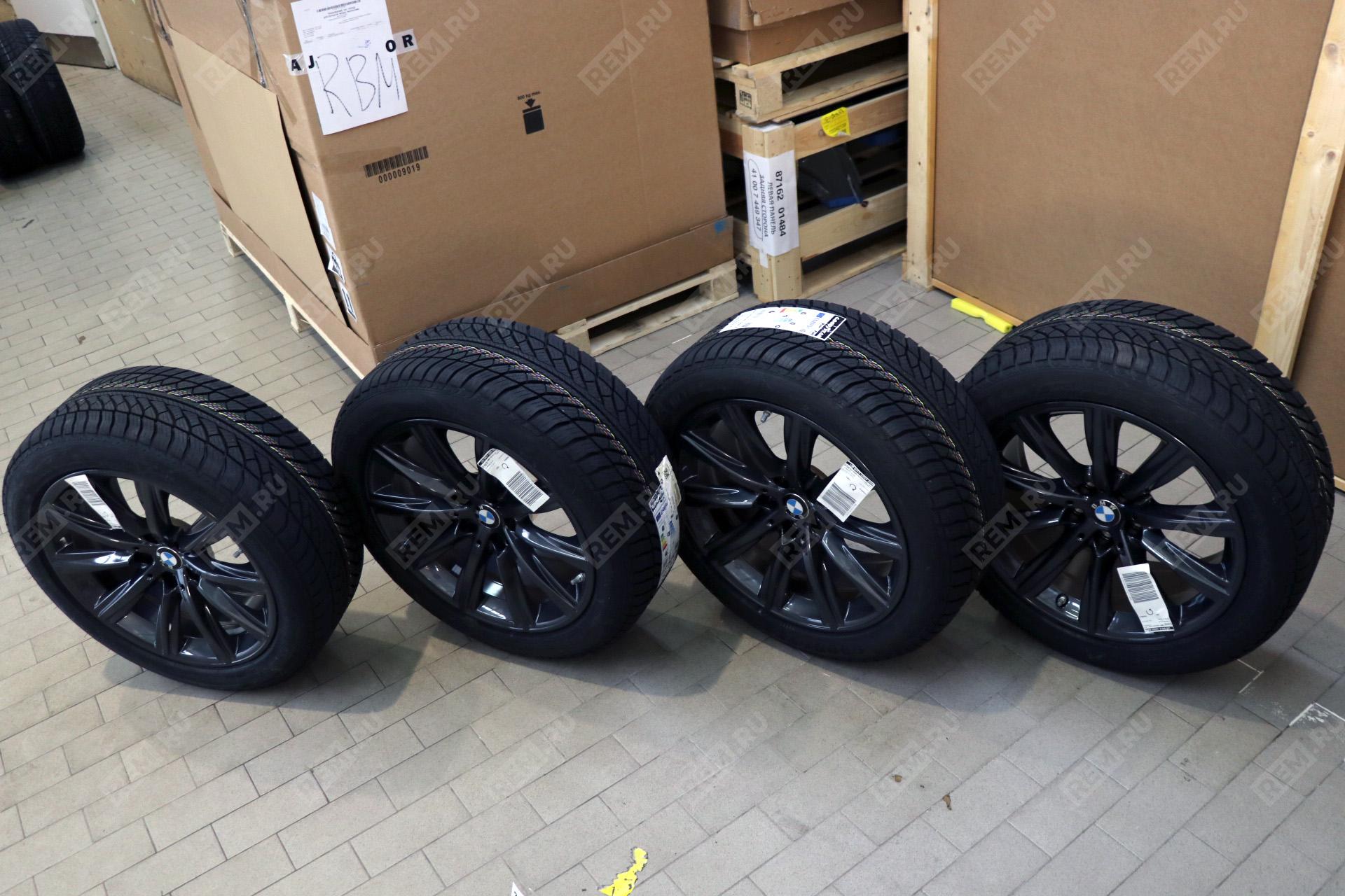  36110048021  колесо в сборе 18" v-spoke 684 grey, goodyear ultragrip 8 performance runflat, rdci (фото 9)
