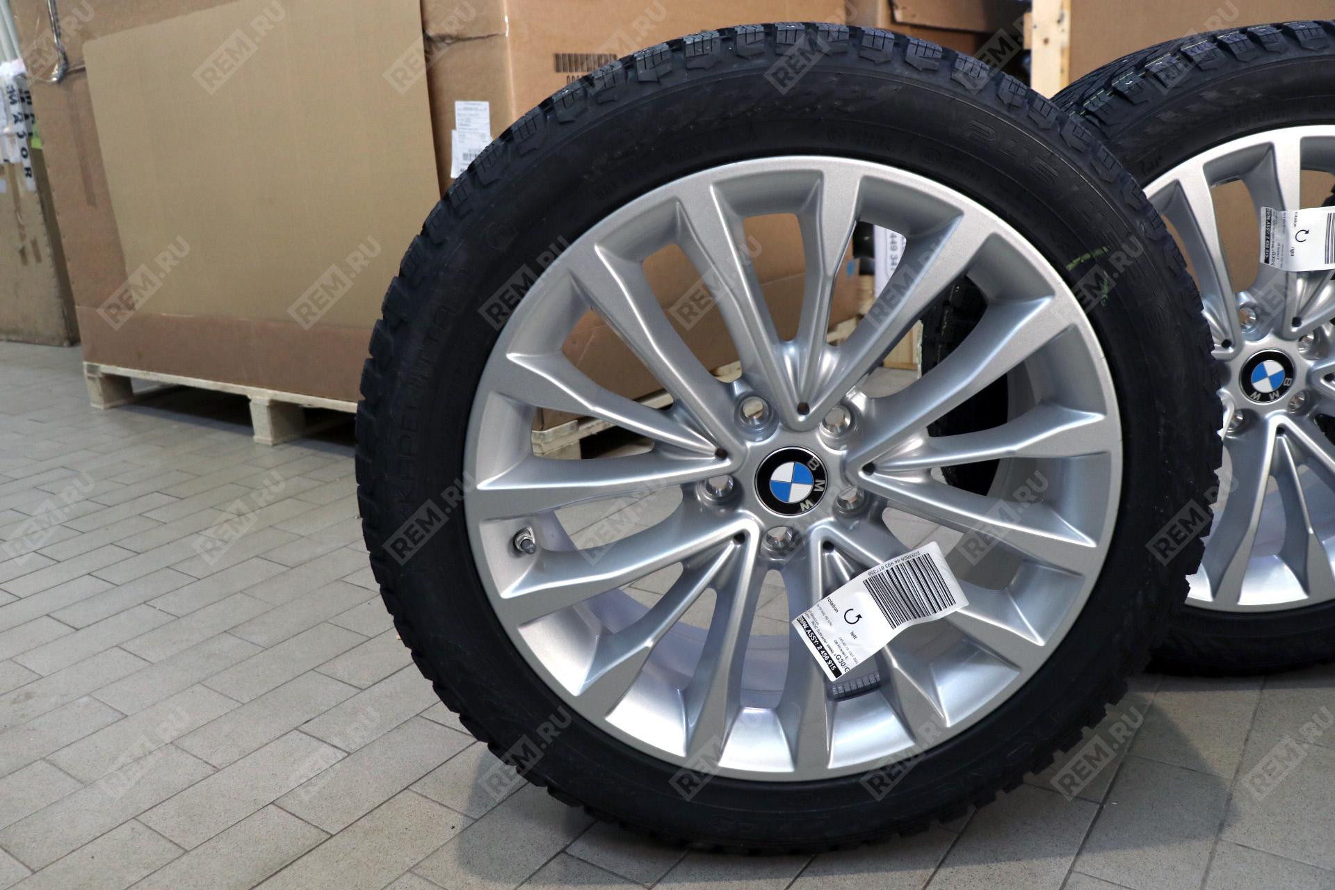  36112456915  колесо в сборе 18" w-spoke 632, nokian hakkapeliitta 9 runflat, rdci (фото 3)