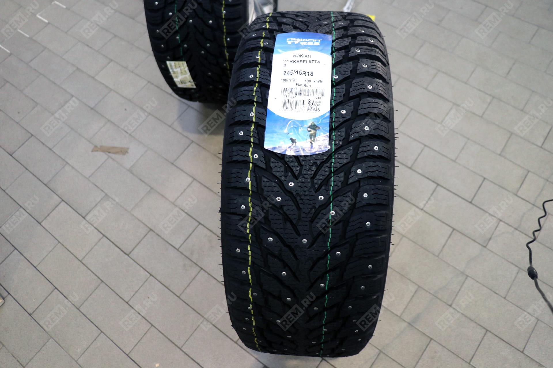  36112456915  колесо в сборе 18" w-spoke 632, nokian hakkapeliitta 9 runflat, rdci (фото 4)