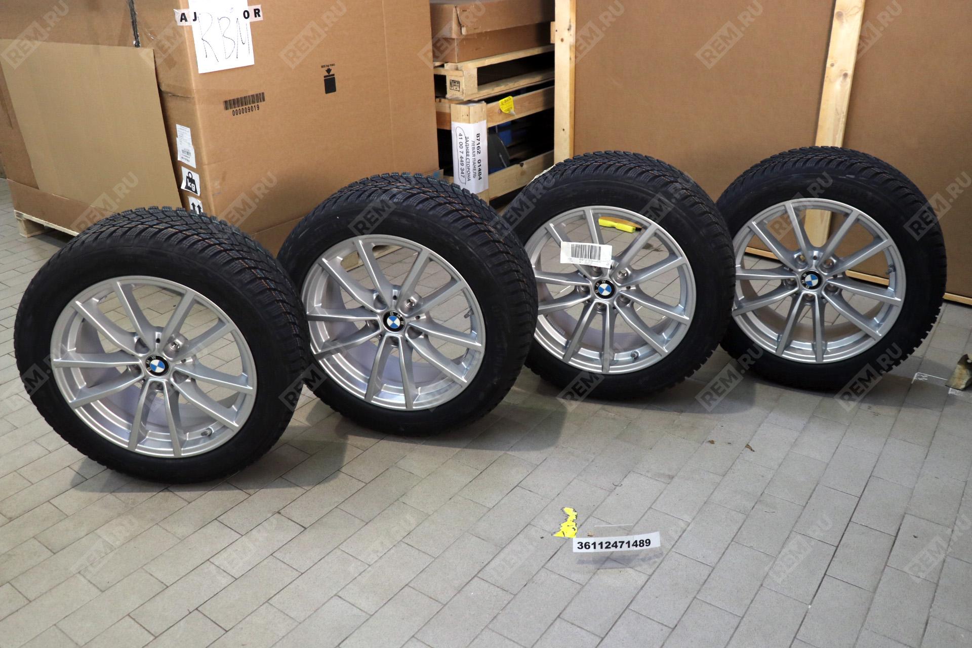  36112471489  колесо в сборе 17" v-spoke 778, continental ice contact 3, rdci (фото 2)