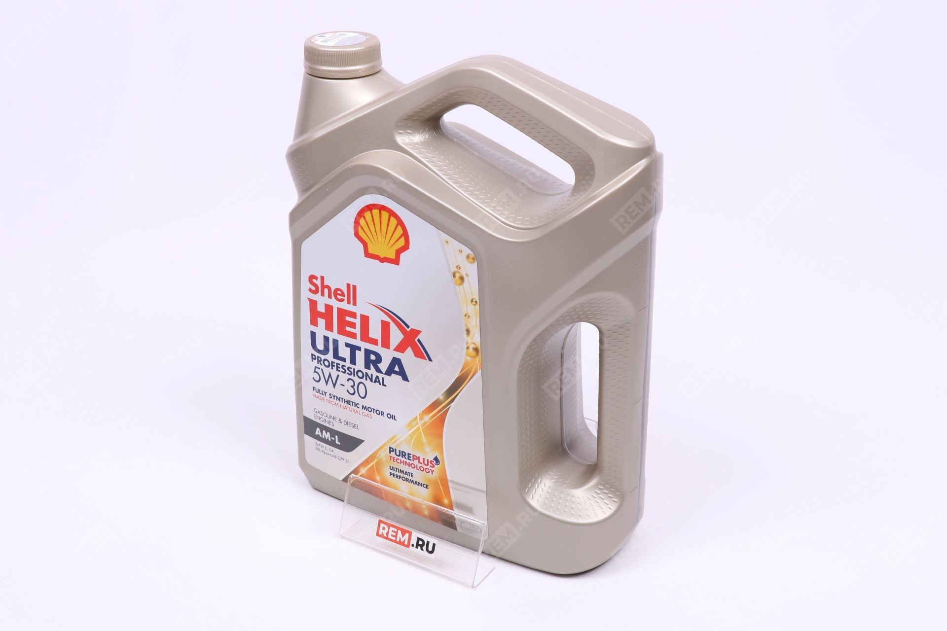  550046353 масло моторное shell helix ultra professional am-l 5w-30, 4л