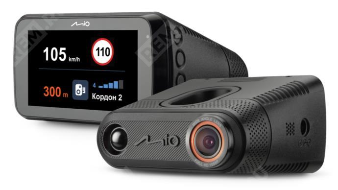  999DVRD82  видеорегистратор/радар-детектор/gps-информатор mio mivue d82 combo (фото 1)